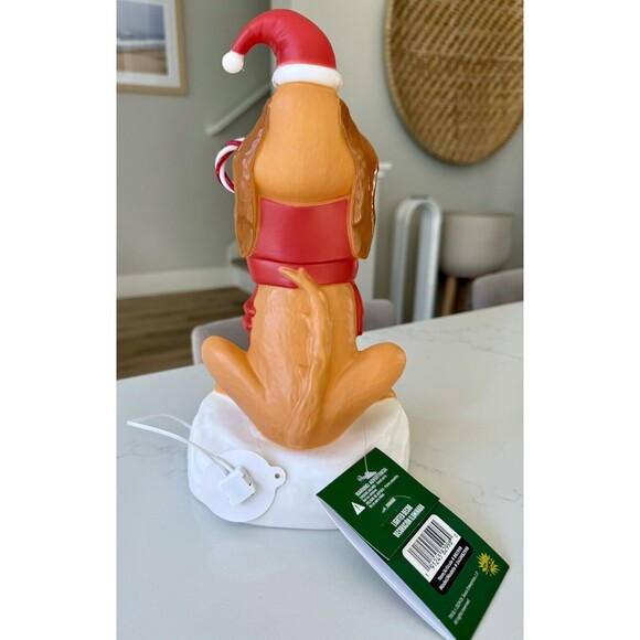 The Grinch & Max 12" Lighted Blow Mold Christmas Decor 2024 Gemmy - Picture 2 of 2
